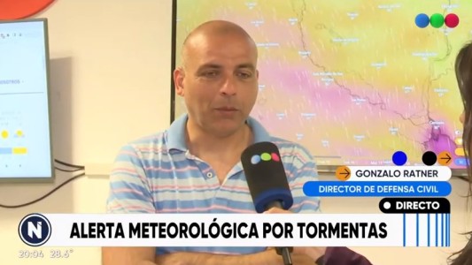 Doble alerta meteorológico en la región por tormentas y fuertes ráfagas de viento