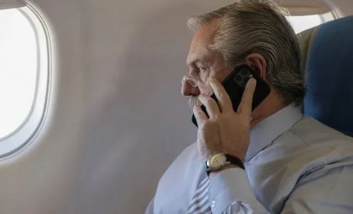 Alberto Fernández partió a China para participar del III Foro de la Franja y la Ruta