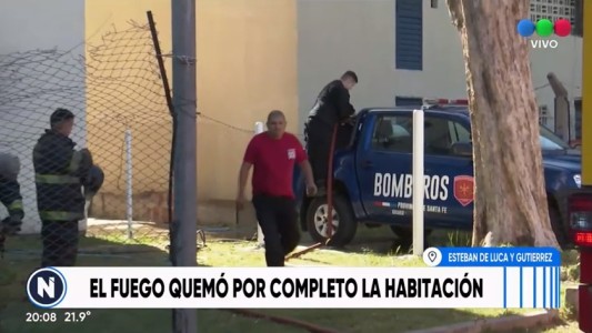 Prendió una vela, se acostó a dormir la siesta y se le incendió el departamento