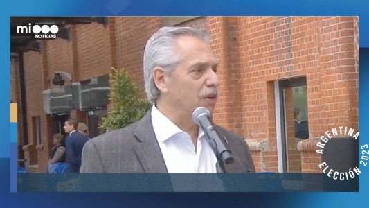 Votó Alberto Fernández: "Después del 10 de diciembre voy a seguir como un ciudadano más"