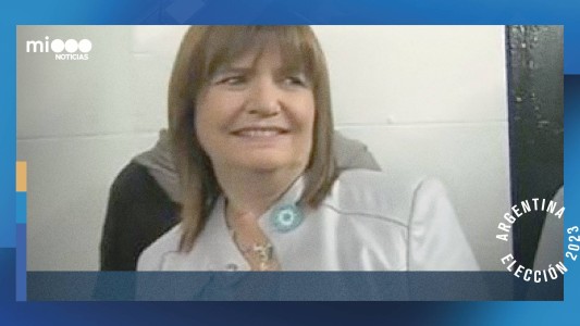 Votó Patricia Bullrich, la última candidata presidencial en emitir su voto
