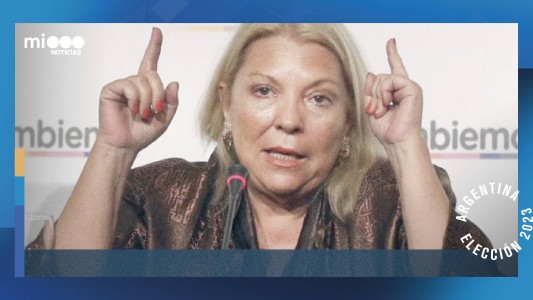 Elisa Carrió: "No voy a ir votar, me cansó moralmente la sociedad"