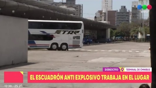 Evacuaron por amenaza de bomba La Terminal de Ómnibus Mariano Moreno pero ya se normalizó