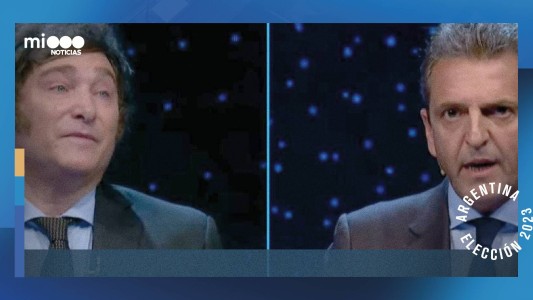 La serie de preguntas de Massa a Milei que generaron el primer cruce del debate presidencial: "Sos un mentiroso"