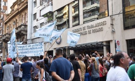 Caravana de municipales por la salud y educación pública en Rosario