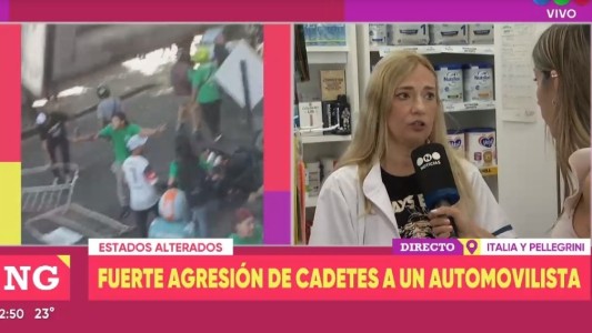 Violento ataque de cadetes a un automovilista por un leve choque en Italia y Pellegrini