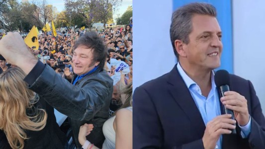 Massa pidió "abrazar a los indecisos" y Milei polarizó entre "populismo o república"