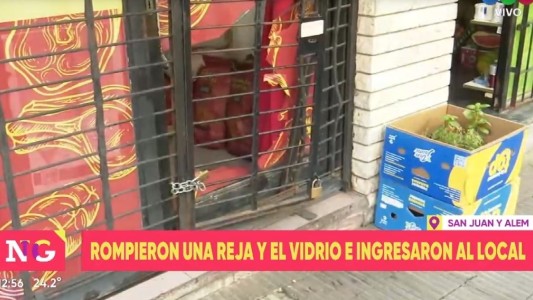 Robaron una carnicería en pleno centro y se llevaron carne y bebidas
