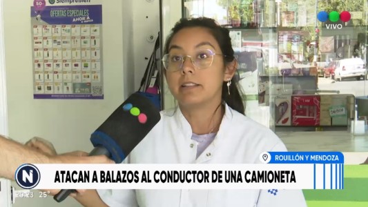 Criminal ataque a tiros al conductor de una camioneta en barrio Azcuénaga