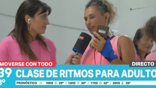 Clases de ritmo para adultos mayores