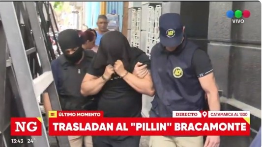 Pillín Bracamonte durante el traslado dijo que: “El fiscal Moreno vende humo”