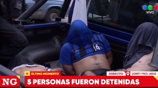 Cinco delincuentes asaltaron a mano armada una ferretería y fueron detenidos en la huída