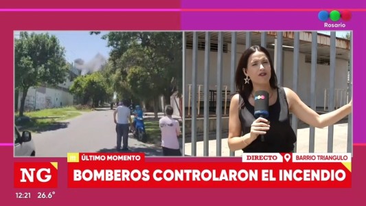 El incendio en la fábrica de barrio Triángulo está controlado