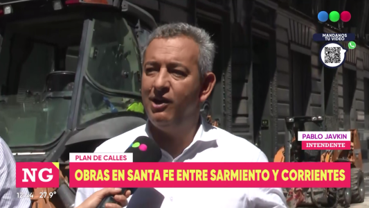 Comenzó la reconstrucción de calle Santa Fe