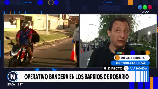 El operativo Bandera llega a Vía Honda