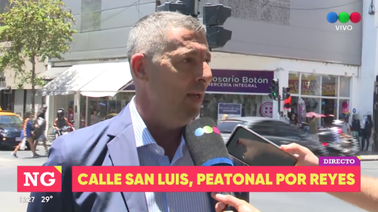 Calle San Luis, peatonal por reyes