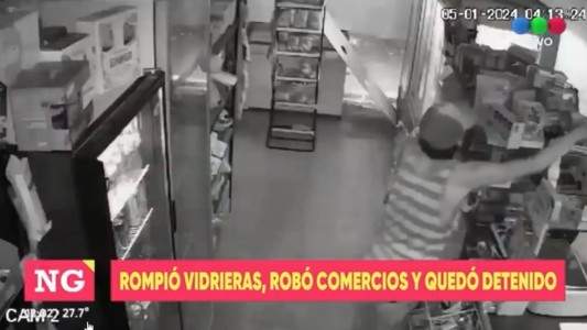 Robó dos comercios de barrio Abasto y fue detenido