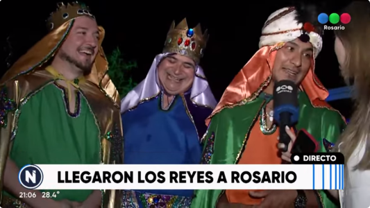 Llegaron los Reyes Magos a Rosario