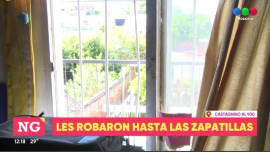 Violento robo en Alberdi: el ladrón se llevó puestas sus zapatillas