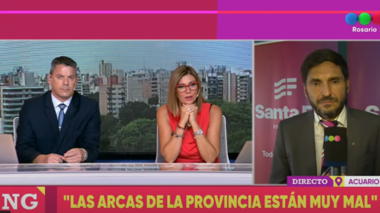 Pullaro: "las arcas de la provincia están muy mal"