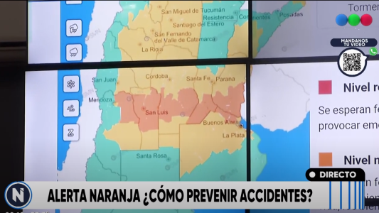 Tiempo en Rosario: está en vigencia una Alerta Naranja