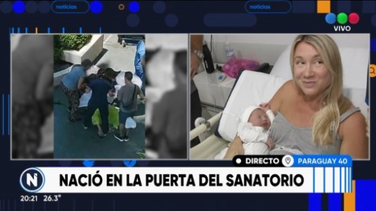 Una beba nació en la puerta de un sanatorio