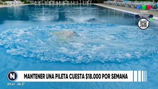 ¿Cuánto cuesta mantener la pileta?