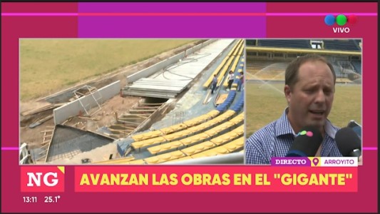 Avanzan las obras en el Gigante