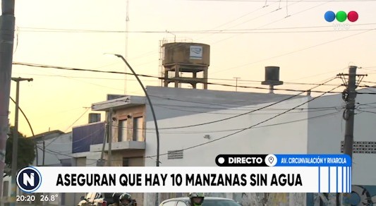 Barrio Godoy: sin agua y con problemas desde hace meses