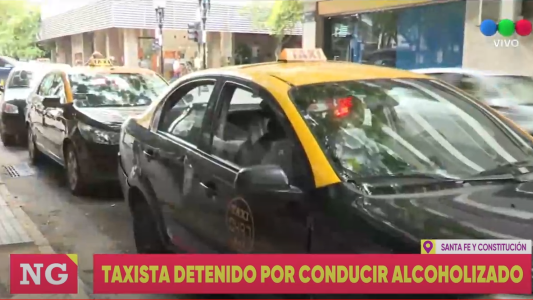 Un taxista manejaba alcoholizado: lo detuvieron