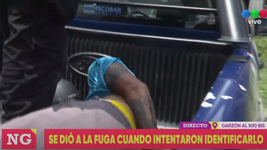 Persecución con un detenido en zona noroeste