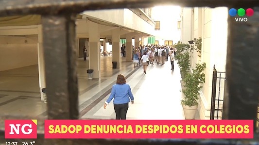 SADOP denuncia despidos en colegios privados