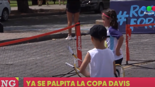 Rosario ya palpita la Copa Davis