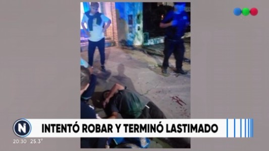 Intentó robar un busto, pero no era de bronce