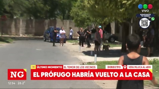 Denuncian que el prófugo por el doble crimen volvió a la casa
