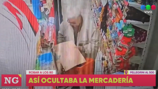 Así intentaba robar un abogado de 80 años a un super chino