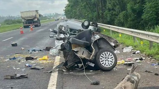 Una joven de argentina murió en un impactante choque en el sur de Brasil
