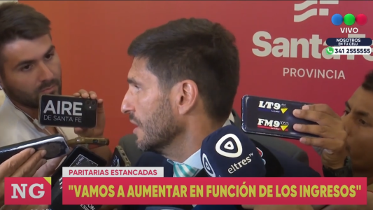 Pullaro a docentes:  "Es muy difícil sostener el incremento en función de la inflación"