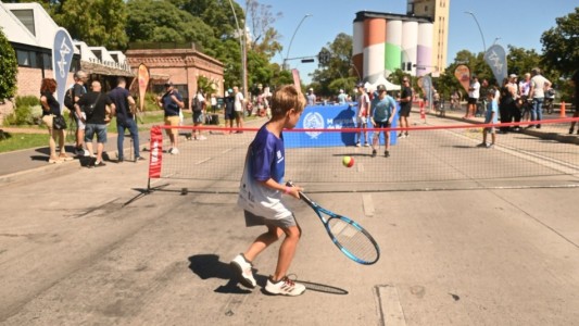 A días de la Davis en Rosario, otra jornada en Calle Recreativa
