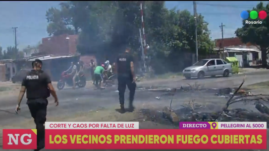 Corte y caos por falta de luz