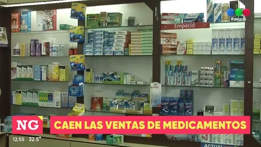 Caen las ventas de medicamentos