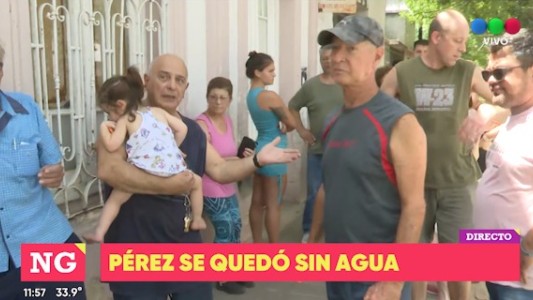 Pérez mas de siete días sin agua