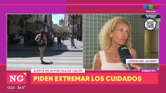 Alerta roja en Rosario: recomiendan evitar actividades físicas y deportivas