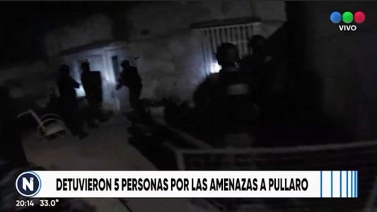 Cinco detenidos por amenazas al gobernador Pullaro
