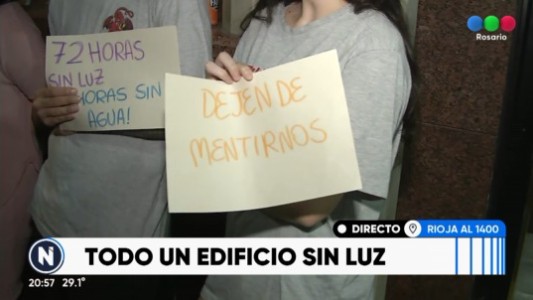 Tres días sin luz en un edificio de Rioja al 1400