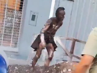 Video: robaba cables y recibió una descarga eléctrica