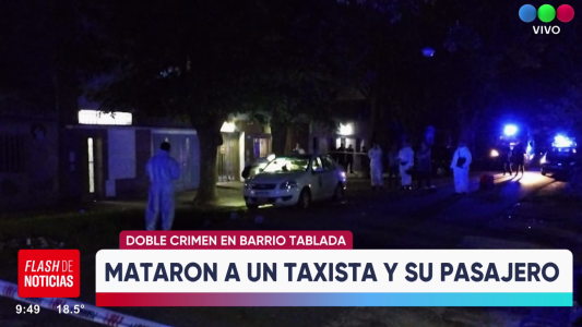 Doble crimen en zona sur: mataron a dos personas que iban en un taxi