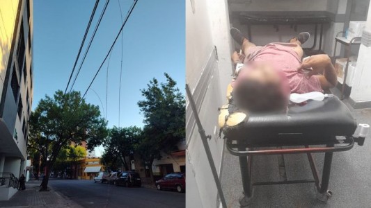 Otro joven herido por robo de cables