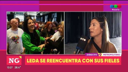 Leda se reencontró con sus fieles