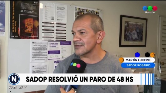 Sadop confirmó un paro de 48 horas para la semana próxima